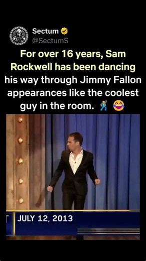 Sam Rockwell — Dancing Through Jimmy Fallon For 16+ Years