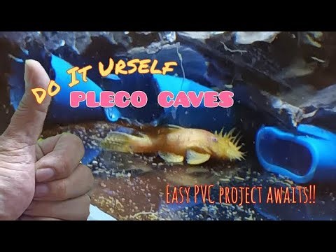 DIY PVC Pleco caves