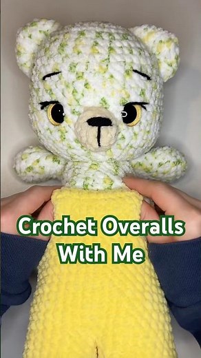 CROCHETING CLOTHES FOR MY TEDDY 🧸 #crochet #amigurumi #crocheting