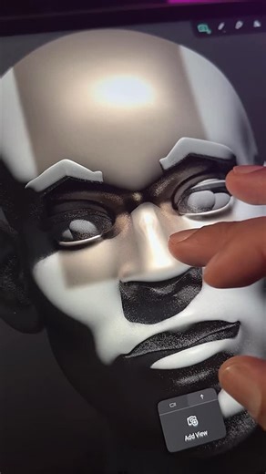 Dave Reed on Instagram: "I did some facial feature practice, it’ll be up on YouTube soon! Shout out to Ashley for sending me the file and letting me cook 💫🙌🏾 - - #nomadsculpt #3dart #artstagram #artinspiration #artoftheday #instadaily #creative #ipadpro"