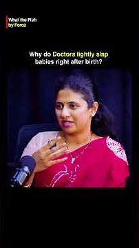 Why does a doctor slap a newborn baby? #newbornbabycaretips #podcastclips #newborn