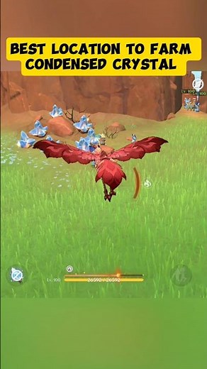 I Found The Best Location to Farm Condensed Crystal Genshin Impact #genshinimpact #short