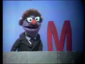 Classic Sesame Street - Herbert Birdsfoot Demonstrates The Letter M And W Take 1 Full Version HQ 197