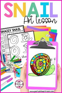 How To Create Your Best Silly Snail Art — Party in the Art Room