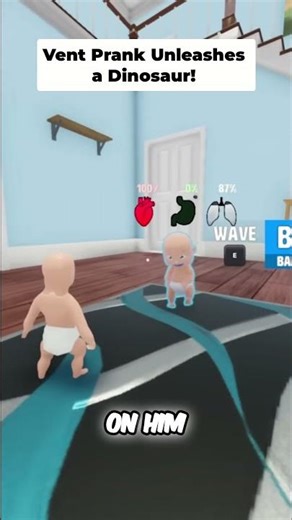 #8 Babies' Epic Dinosaur Prank on Daddy Goes Viral!