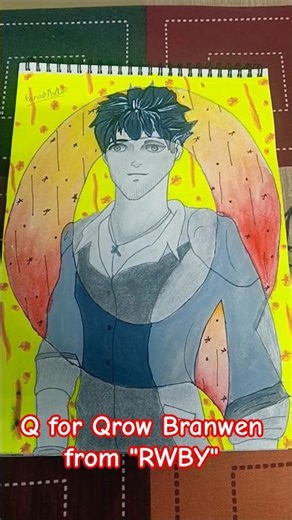 Q for Qrow Branwen from RWBY#artwithkanav#anime#animeart#topmew#perfect#part2#shadingpart#artist#art
