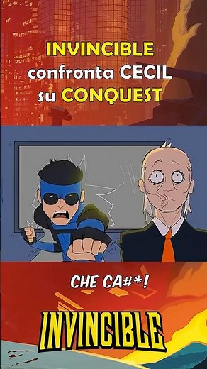 INVINCIBLE confronta CECIL su CONQUEST #invincible #shorts