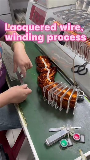 Copper Coil Winding Process for Factory Ventilation