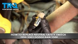 How to Replace Neutral Safety Switch 1994-2002 Dodge Ram 2500