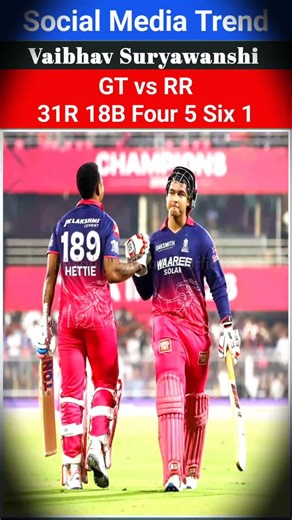 Vaibhav Suryawanshi All Social Media Trending 📈📈 #iplchampions