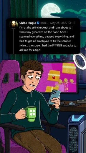 Tipping a machine is CRAAZY 💀🤡 #shorts #memes