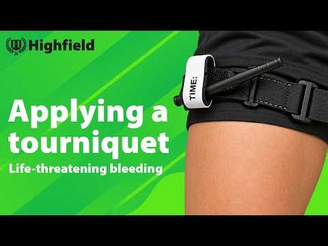 How to Apply a Tourniquet for Life-Threatening Bleeding | First Aid