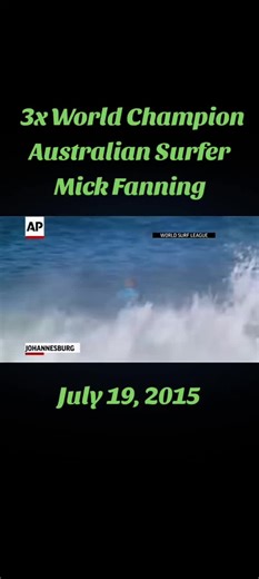 Surfer Fights Off Shark During Competition