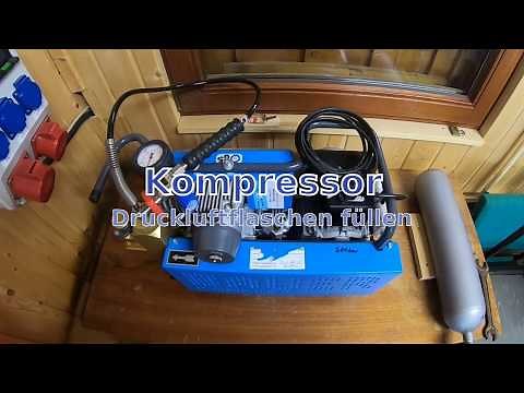 Druckluftflasche füllen