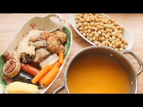 Learn how to prepare an authentic COCIDO MADRILEÑO | Spanish Kitchen