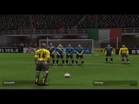 FIFA 06(PC) | UEFA Champions League: Inter vs Arsenal | FIFA Nostalgia