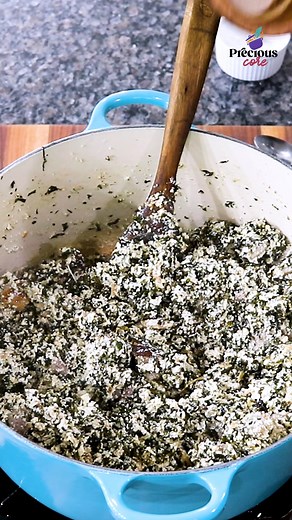 9.5K views · 225 reactions | Cooking dried okongobong with egusi. | Precious Core | Facebook