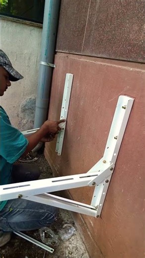 AC stand fitting #actechnician #trending #shorts #1000subscriber #1million #shayari