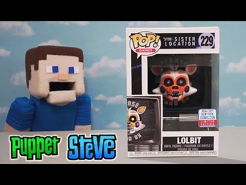 FNAF Lolbit Exclusive Funko Pop Figure NYCC 2017 Five Nights at Freddy's Unboxing Comic Con World
