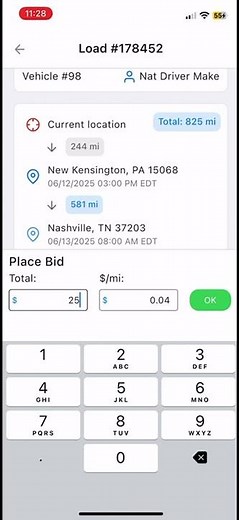 How to Place a Bid in MVP Load Board