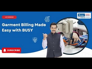 BUSY - The Perfect Fit for Apparel & Garment Retail Business