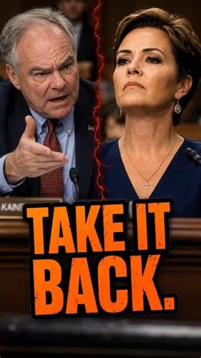 Take the False Claim It Back. She Wouldn't. Tim Kaine Confronts Kari Lake.