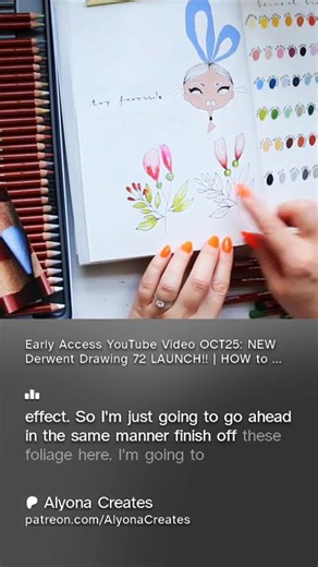 Patreon NEW Derwent Drawing 72 LAUNCH | HOW to Blend + Favourite Colours | Deep Dive #derwentdrawing
