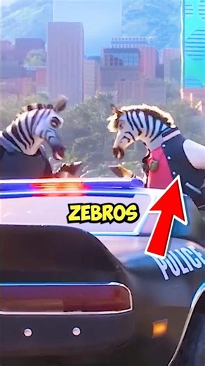 One of the Zebros is NOT even a Zebra? | Zootopia 2 #zootopia2 #zootopia #moviefacts #viral