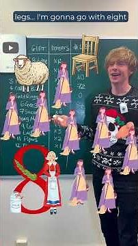 How Many Legs Are In The 12 Days Of Christmas Song?