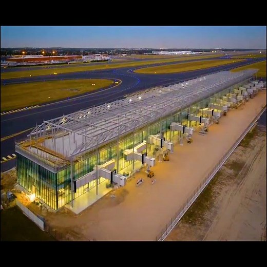 Incredible Airport Terminal Construction Timelapse | Mega Project