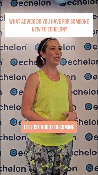 1.3K views · 42 reactions | What advice do you have for someone new to Echelon?樂 New to our community or thinking of joining Echelon? Why not check out what one of our current members had to say!  #FitnessFamily #TeamEchelon #EchelonMAW | Echelon | Facebook