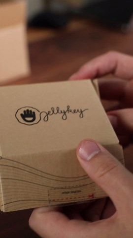 This keycap has an ocean inside of it