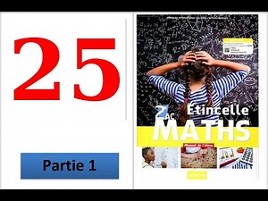 Etincelle mathematique 2AC page 25 partie 1