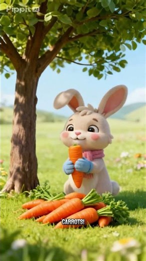 Boo Boo Bunny Shares His Carrot! 🥕🐰