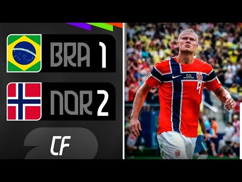 ✅ NORUEGA ELIMINÓ a BRASIL con un DOBLETE de HAALAND y PASÓ a CUARTOS del MUNDIAL