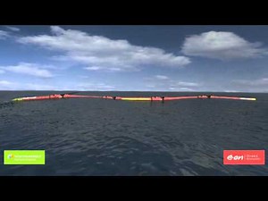 The Pelamis wave power machine for E.ON and ScottishPower Renewables