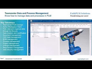 Teamcenter Training with Industry Projects from Customers only at FaithPLM