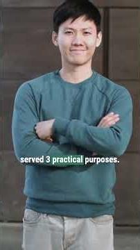 The reason WHY sweatshirts have a V under the collar!