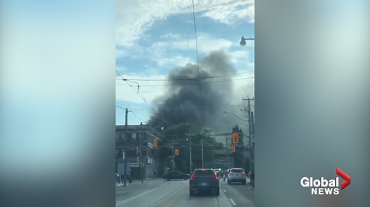 Massive fire destroys 3 downtown Toronto homes
