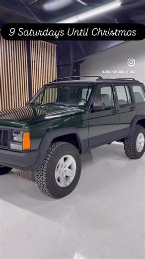 Davis Autosports Stage 2 Cherokee XJ One-owner California Jeep that’s been completely transformed by DAS. ✨ Brand new DAS engine ✨ New cooling system ✨ New A/C system ✨ Full Stage 2 system ✨ New suspension steering ✨ New brakes ✨ Fully done driveline …and so much more. 🎄 Christmas is coming soon — and what’s better than a Moss Green Pearl DAS XJ in your garage? 📩 No PMs please — email jd@davisautosports.com #DavisAutoSports #DAS #Stage2XJ #JeepCherokeeXJ #JeepXJ #CherokeeRestoration #JeepResto