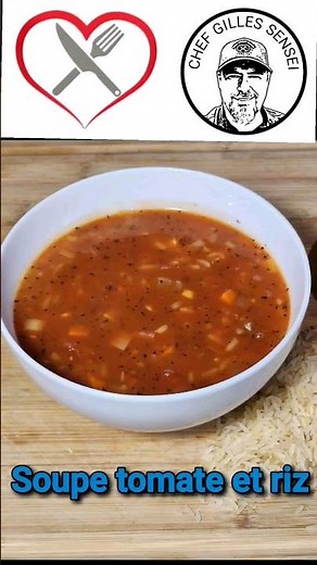 Soupe tomate et riz