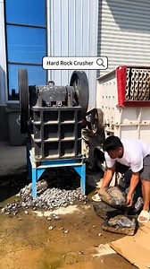 Hard rock crushing, jaw crusher working demonstration. What kind of rocks would you like to see crushed? Please write it in the comment area and I will play it in the next video! #crusher #stonecrusher #sandcrusher #goalcrusher #jawcrusher #equipment #factory #mobilecrusher #manufacturer #machine #crushers #hammercrusher #vibratingscreen #mining #impactcrusher #goldplant #rollcrusher #conecrusher #stone #sand #gravel #money #china #diesel #generator #finecrusher #beltconveyor #boxcrusher #hammer