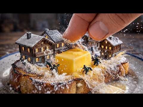 When a Human Touches a Mini World Diorama | ASMR satisfying video
