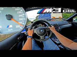 8000RPM Bmw M3 E46 CSL: Unleashing A German Legend On The Autobahn!