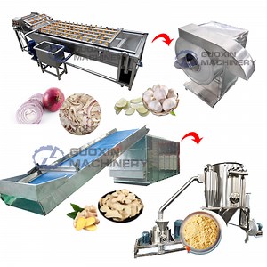 [Hot Item] Full Turmeric Powder Processing Plant Ginger Slice Dryer Garlic Onion Drying Machine