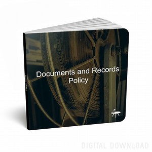 ISO 27001 Documents and Records Policy Template