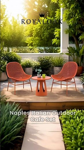 Royaloak Naples Italian Outdoor Cafe Set