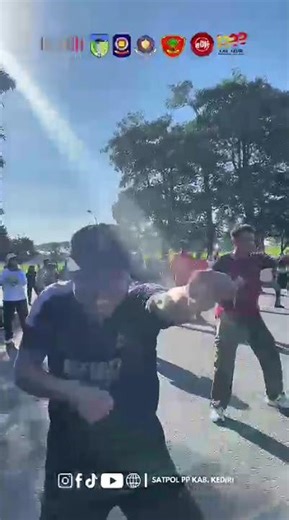 Keikutsertaan Senam Pagi Bersama di Kawasan SLG