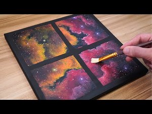How to Draw A Galaxy 🌌 | Acrylic Painting for Beginners | Step-by-Step Tutorial