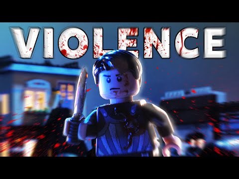 A very violent fight scene lego stop motion animation